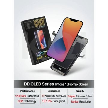 Ecran iPhone 13 Pro Max DD Soft OLED (Compatible transfert IC)