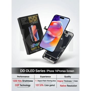 Ecran iPhone 14 Pro Max DD Soft OLED (Compatible transfert IC)