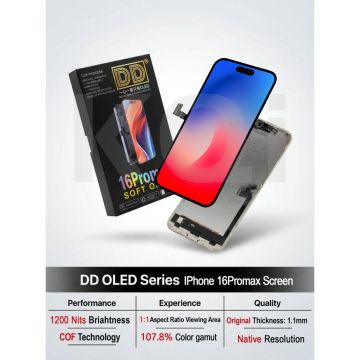 Ecran iPhone 16 Pro Max DD Hard OLED (Compatible transfert IC)