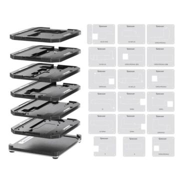 X-16 MECHANIC iPhone X-16 Mid-layer Tinning Station Stencil Sets IPX-16