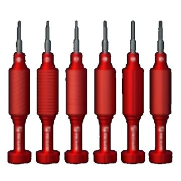 3D MECHANIC 3D Mortar mini screwdriver iShell3D