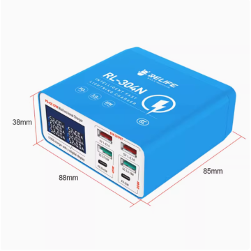 RELIFE RL-304N Intelligent digital display 6-port charger/wide voltage