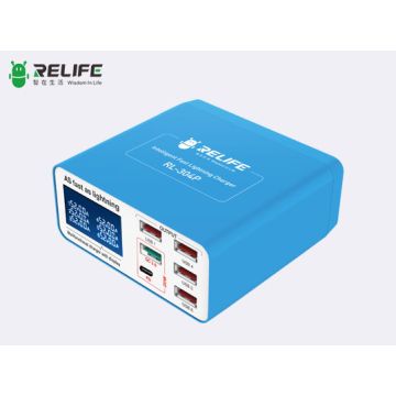 RELIFE RL-304P Smart 6-port digital display lightning charger