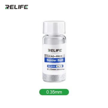 RELIFE RL-403C Lead-free hardcover solder balls / 0.35MM（25000 Pieces）