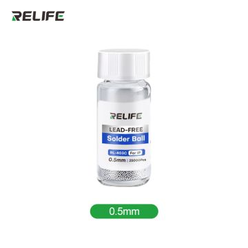 RELIFE RL-403C Lead-free hardcover solder balls /0.5MM（25000Pieces）
