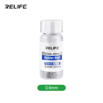 RELIFE RL-403C Lead-free hardcover solder balls /0.6MM（25000 Pieces）