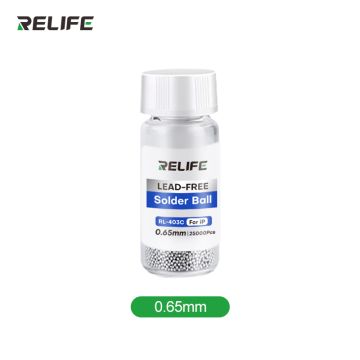 RELIFE RL-403C Lead-free hardcover solder balls / 0.65MM（25000 Pieces）