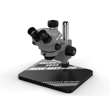 RELIFE RL-M5T Pro-B11 — Microscope trinoculaire CTV 0.35X / Gris-Noir