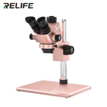 RELIFE RL-M7T Pro — Microscope trinoculaire 7-50X / Bleu rêve