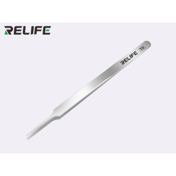 RELIFE T2  Extended flat-round-tip tweezers