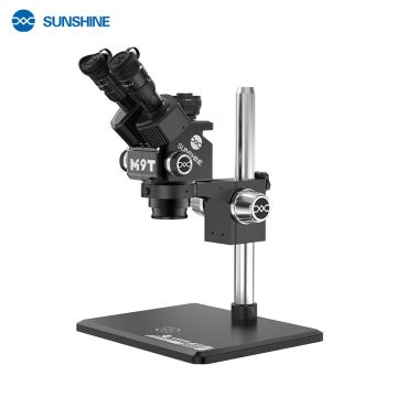 SUNSHINE M9T-B11 trinocular stereo microscope / Black