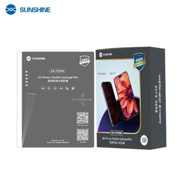 SUNSHINE SS-075HS HD Privacy Hydrogel Film — Boîte 50 pcs