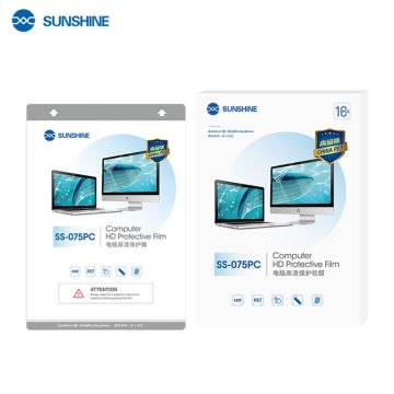 SUNSHINE SS-075PC Laptop HD Protective Film — Boîte 10 pcs
