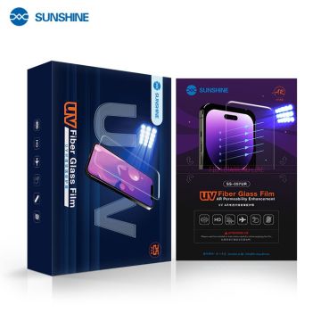 SUNSHINE SS-075UE UV Frosted Fiber Glass Protective Film — Boîte 25 pcs
